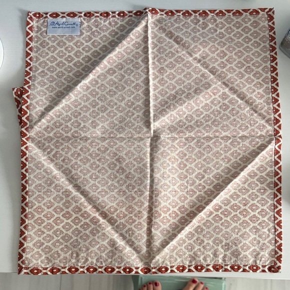 April Cornell Floral Cloth Fall Napkins (6) - Picture 2 of 11